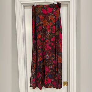 Natural Life Floral Multicolor Women's Skirt